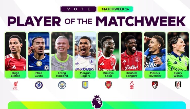 Premier League Player of the Matchweek: How Voting Works, Nominees and Weekly Standout Performances