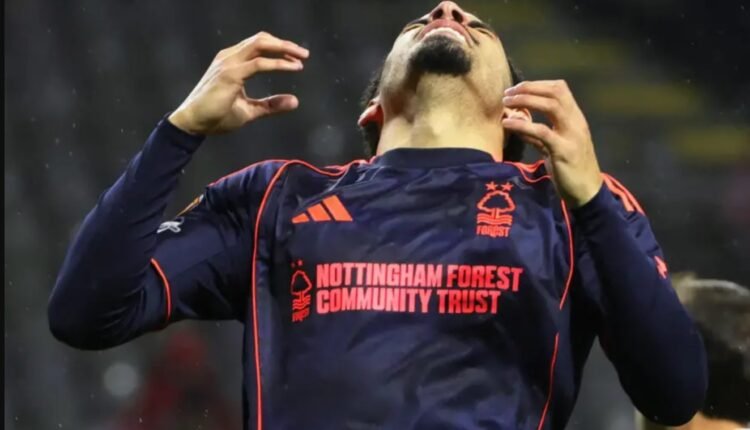 Nottingham Forest suffer Braga defeat with missed penalty and own goal